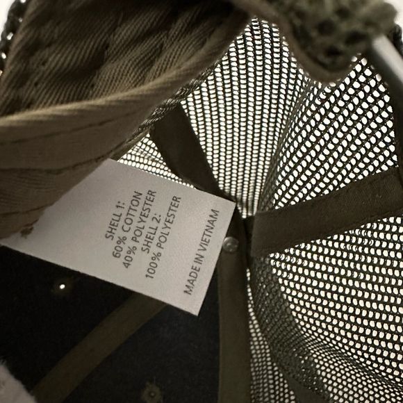 NWOT TECOVAS Trucker Hat Snapback in Sage Green - Picture 9 of 9